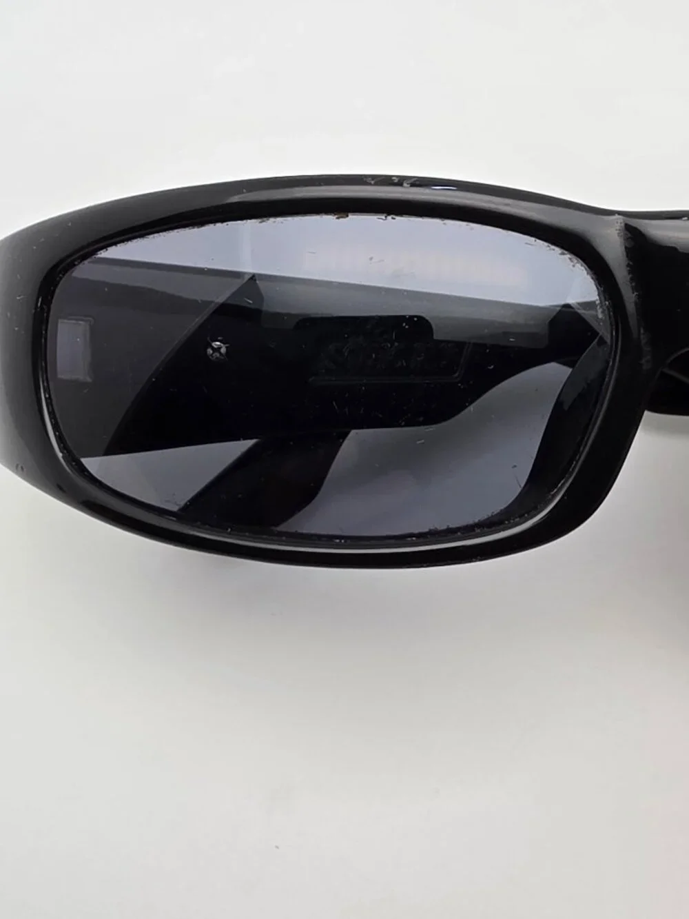 Black Flys Sonic Fly Shiny Black Frame Smoke Grey Lens Sunglasses w/ Case 60mm